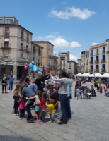 Animación infantil en la fiesta de barrio, Fiesta mayor, ferias y fiestas en la calle